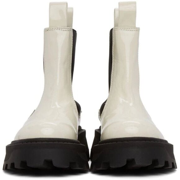Simon Miller Black and White Ankle Boots - Picture 11 of 14